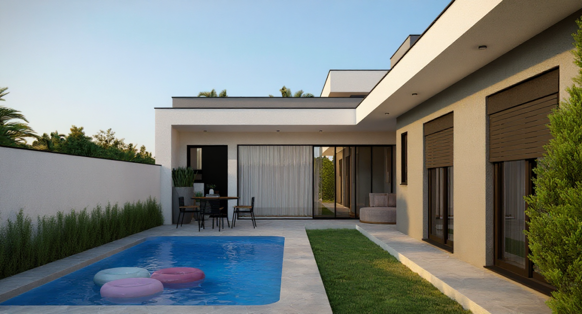 V5102 – Casa 03 suítes em condomínio fechado