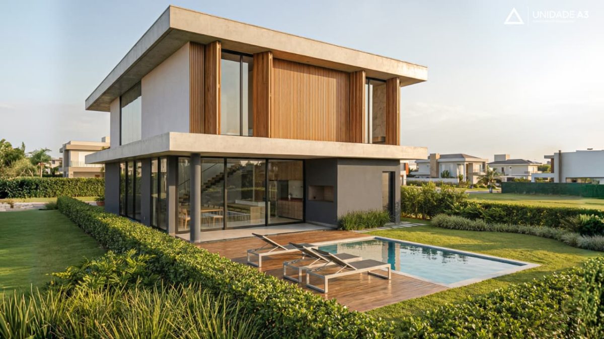 V5104 – Casa 03 suítes em condomínio fechado