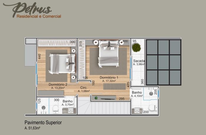 V7049 – Sobrado 02 suítes