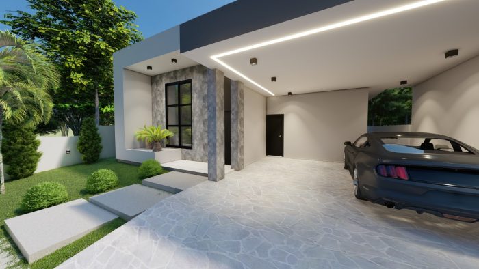 V5074 – Casa 03 dormitórios Bairro Jardim Botânico