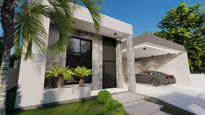 V5074 – Casa 03 dormitórios Bairro Jardim Botânico